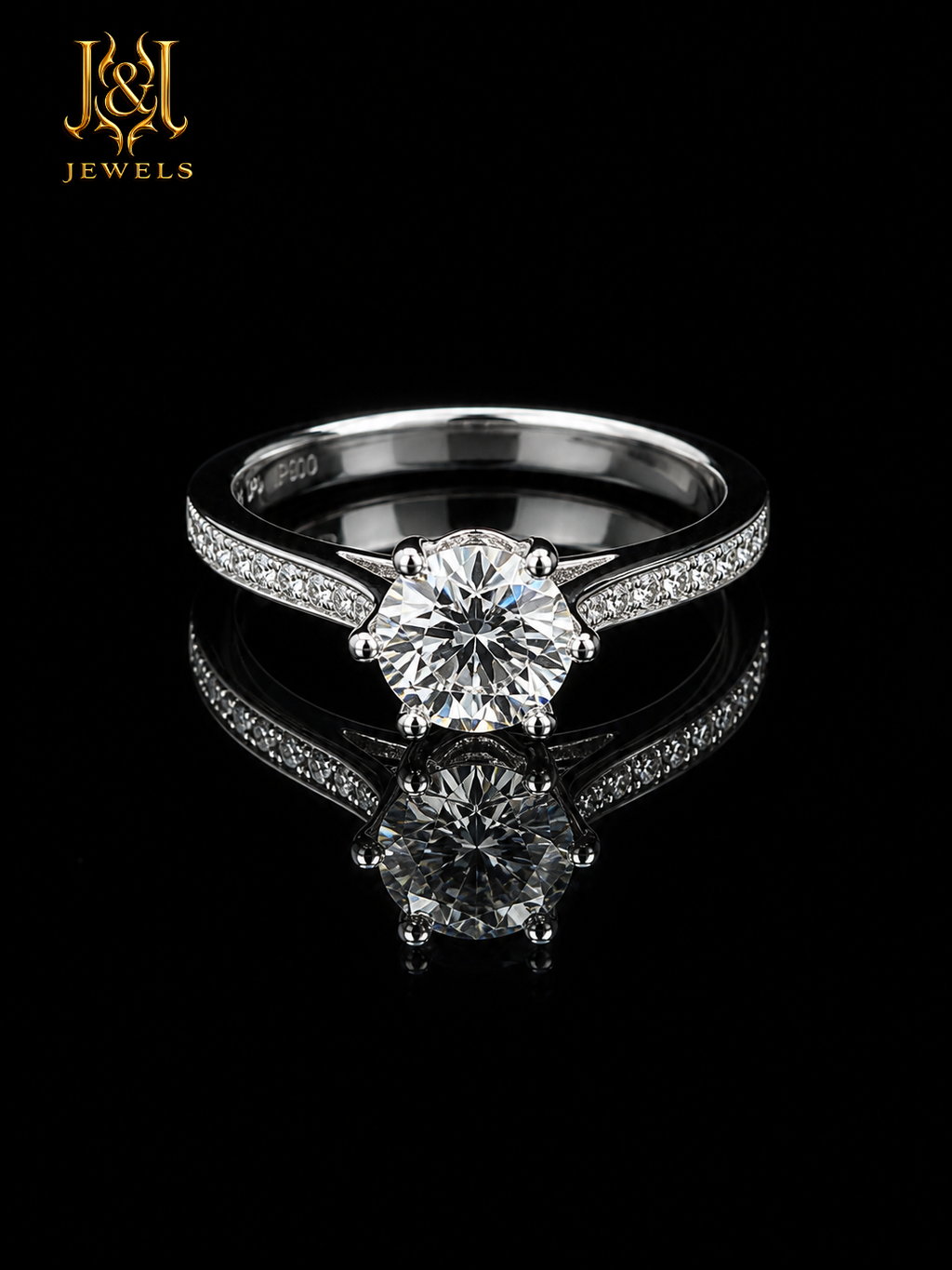 The Maison Élégance Solitaire Ring – 1CT