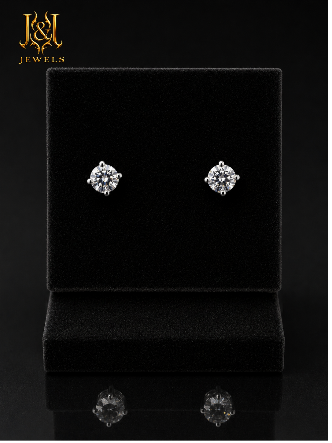 The Classic Maison Moissanite Studs – 1CT