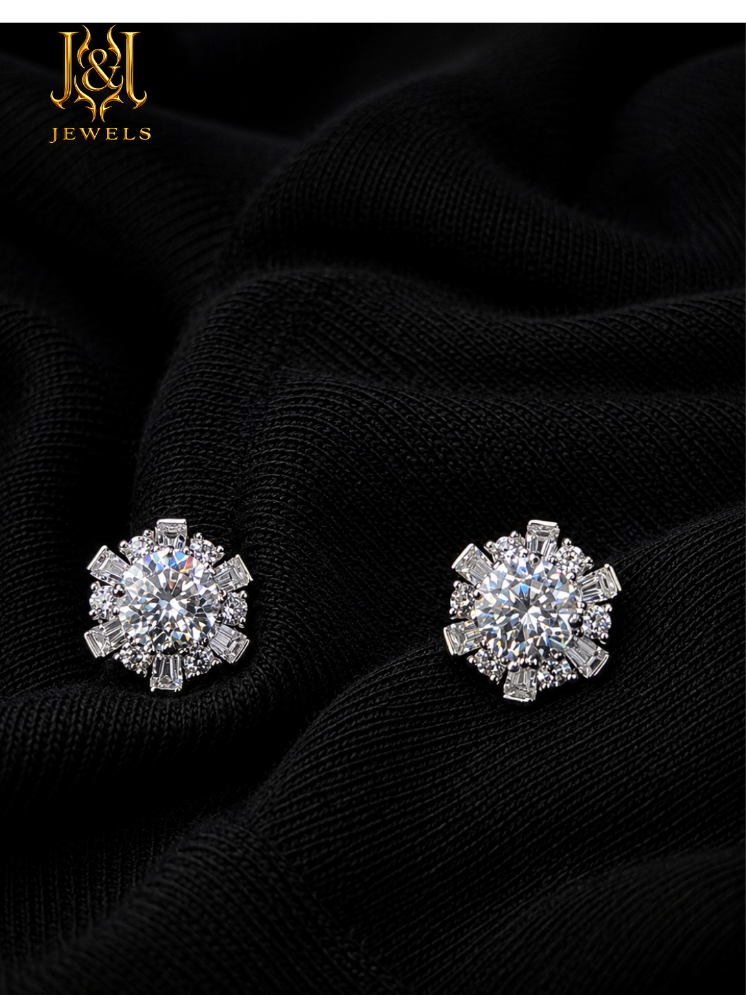 The Maison Soleil Éclat Studs – 1CT