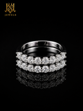 Maison Élégance Moissanite Ring 3mm .6ct