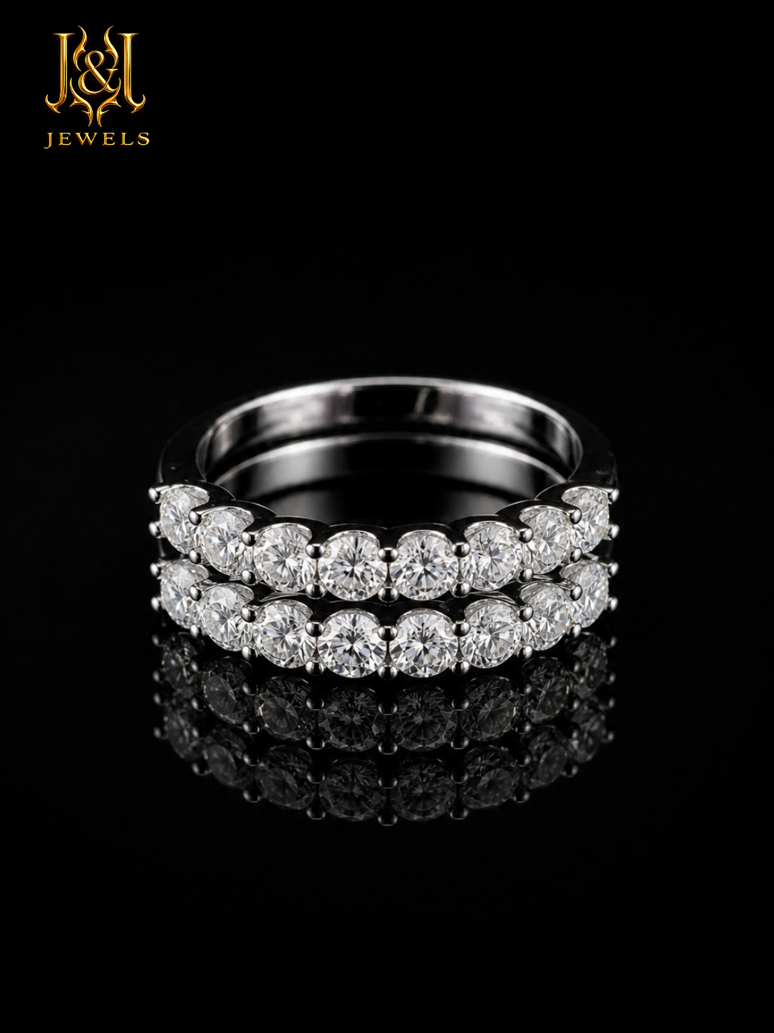 Maison Élégance Moissanite Ring 3mm .6ct