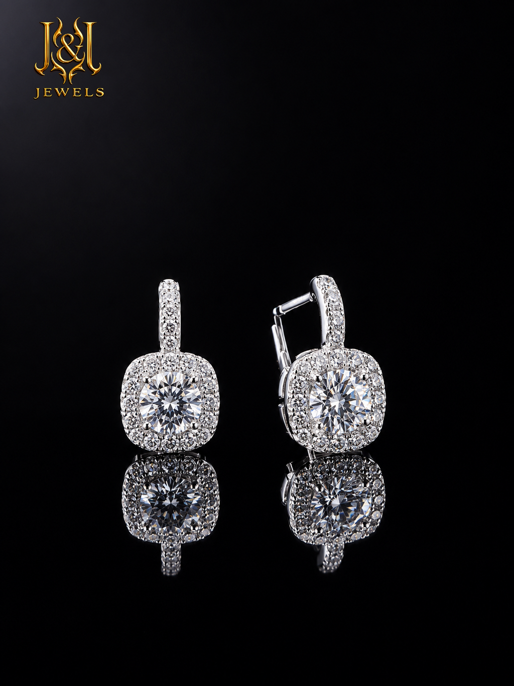 The Maison Éclat Halo Drops – 1CT