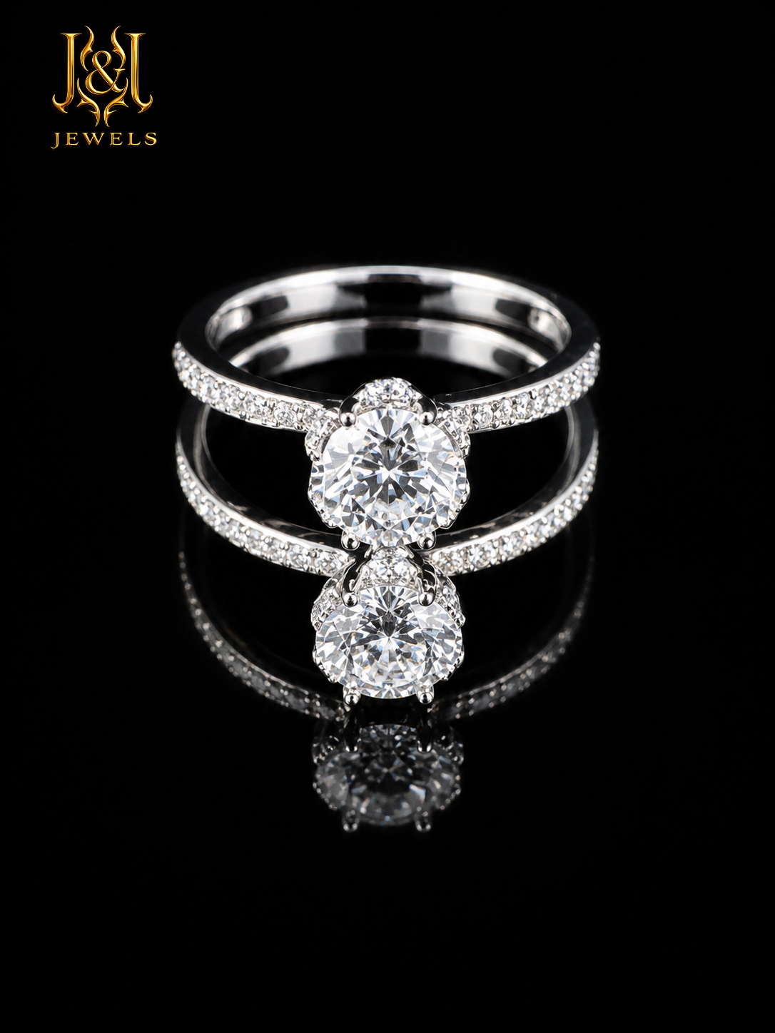 The Palais Royale Halo Ring – 1CT