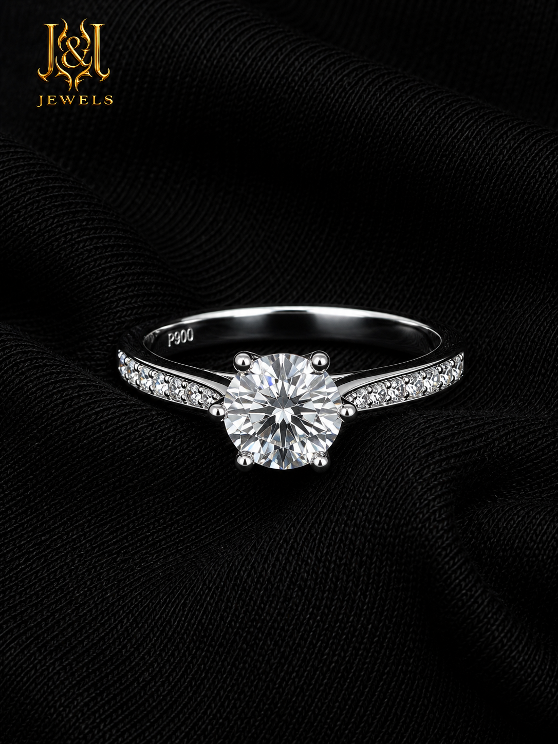 The Maison Élégance Solitaire Ring – 1CT