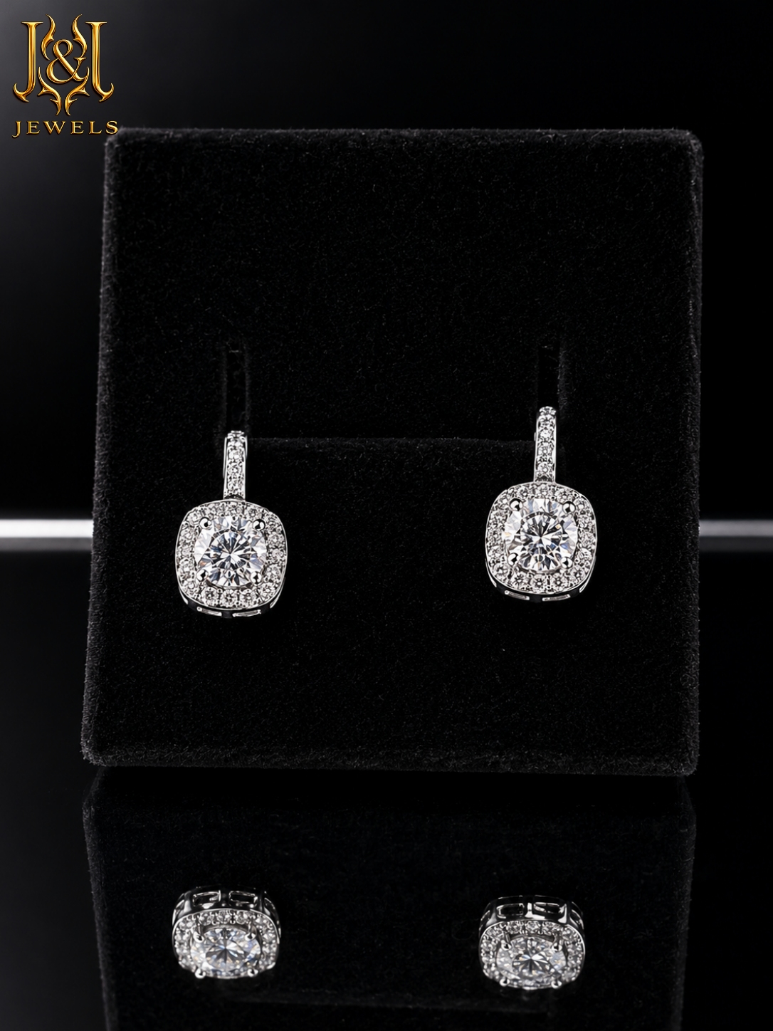 The Maison Éclat Halo Drops – 1CT
