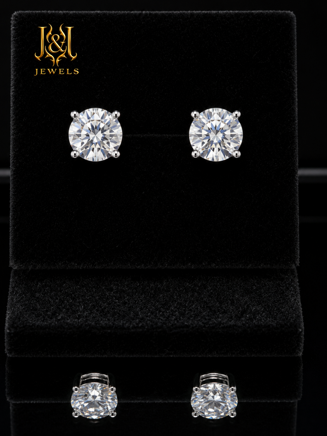 Étoile Royale 6.5mm Moissanite Studs