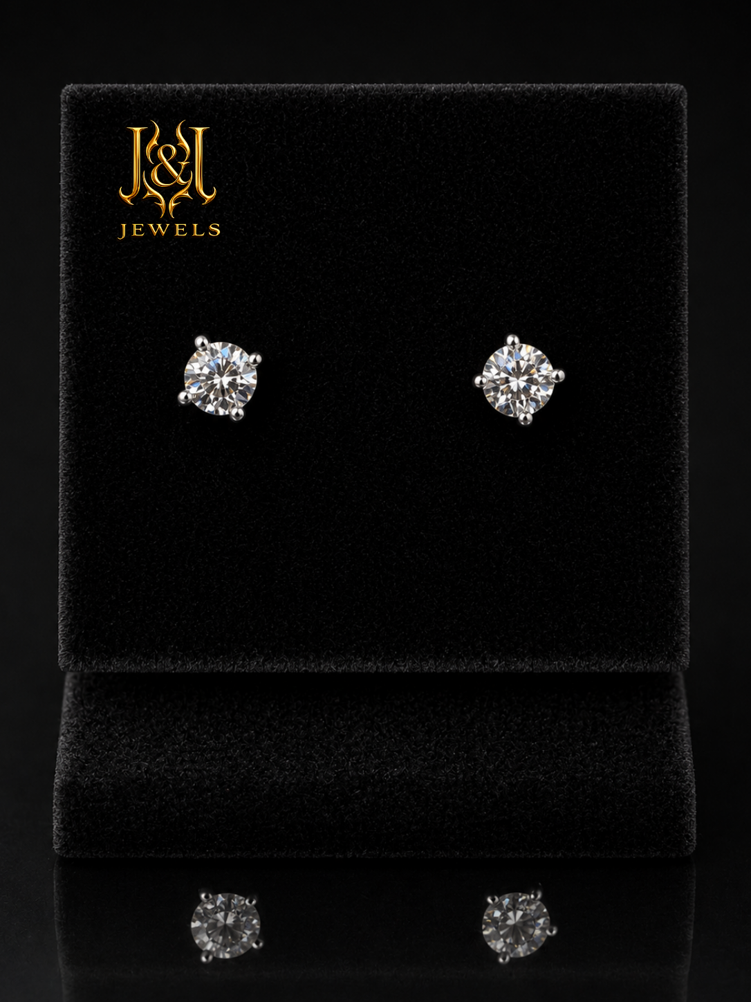 The Classic Maison Moissanite Studs – 1CT