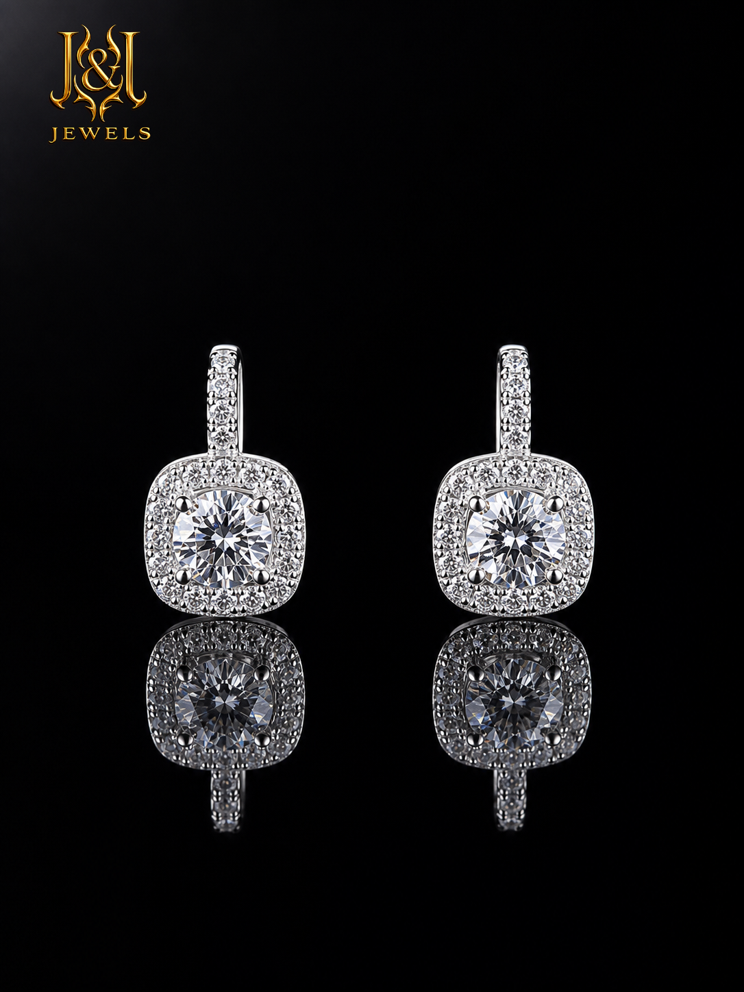 The Maison Éclat Halo Drops – 1CT