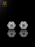 The Fleur Royale Moissanite Studs – 1CT