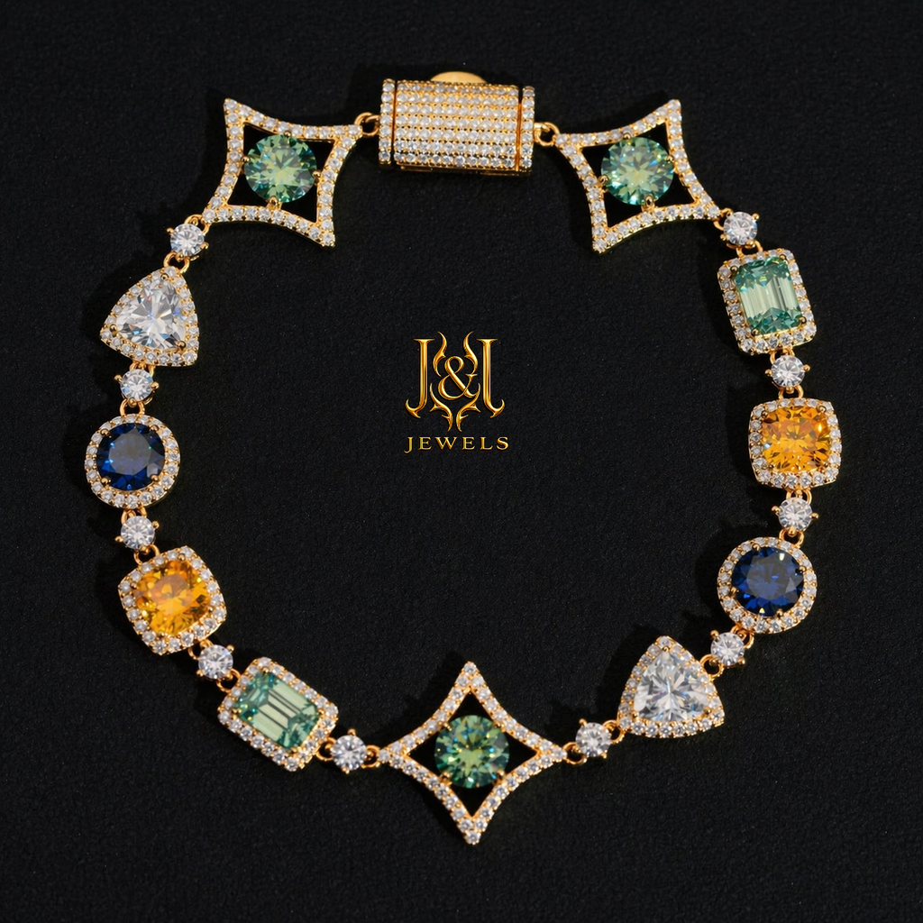 King Aurelius Moissanite Bracelet