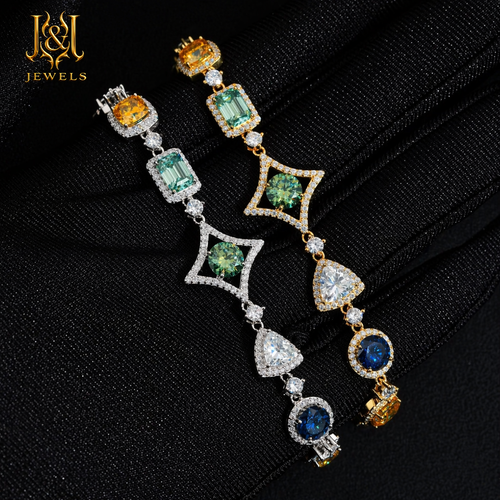 King Aurelius Moissanite Bracelet