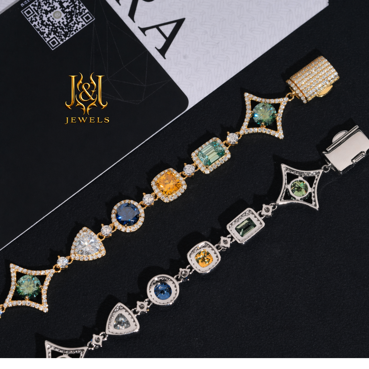 King Aurelius Moissanite Bracelet