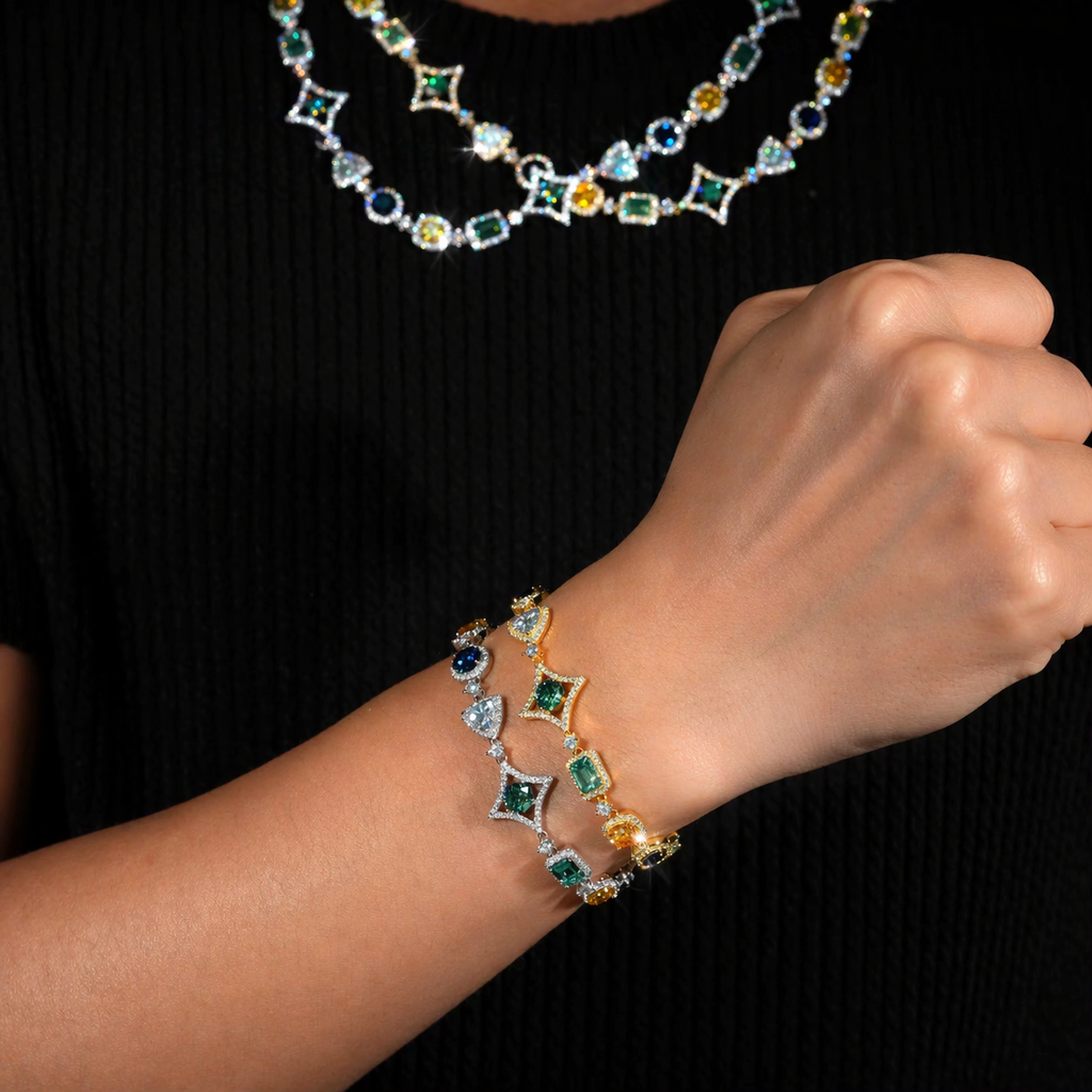 King Aurelius Moissanite Bracelet