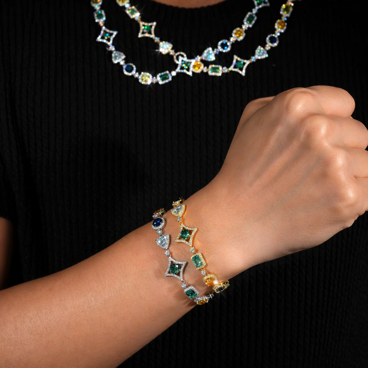 King Aurelius Moissanite Bracelet
